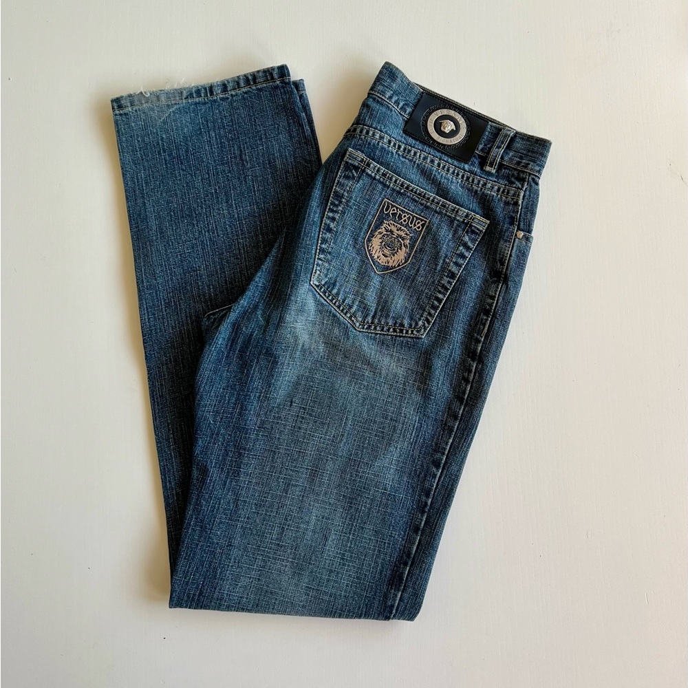 Vintage Versace Blue Men's Jeans